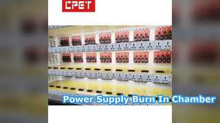 Apparecchiatura di prova per bruciatura dell'alimentatore nella camera