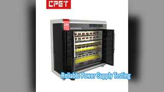 Apparecchiatura di prova per bruciatura dell'alimentatore nella camera